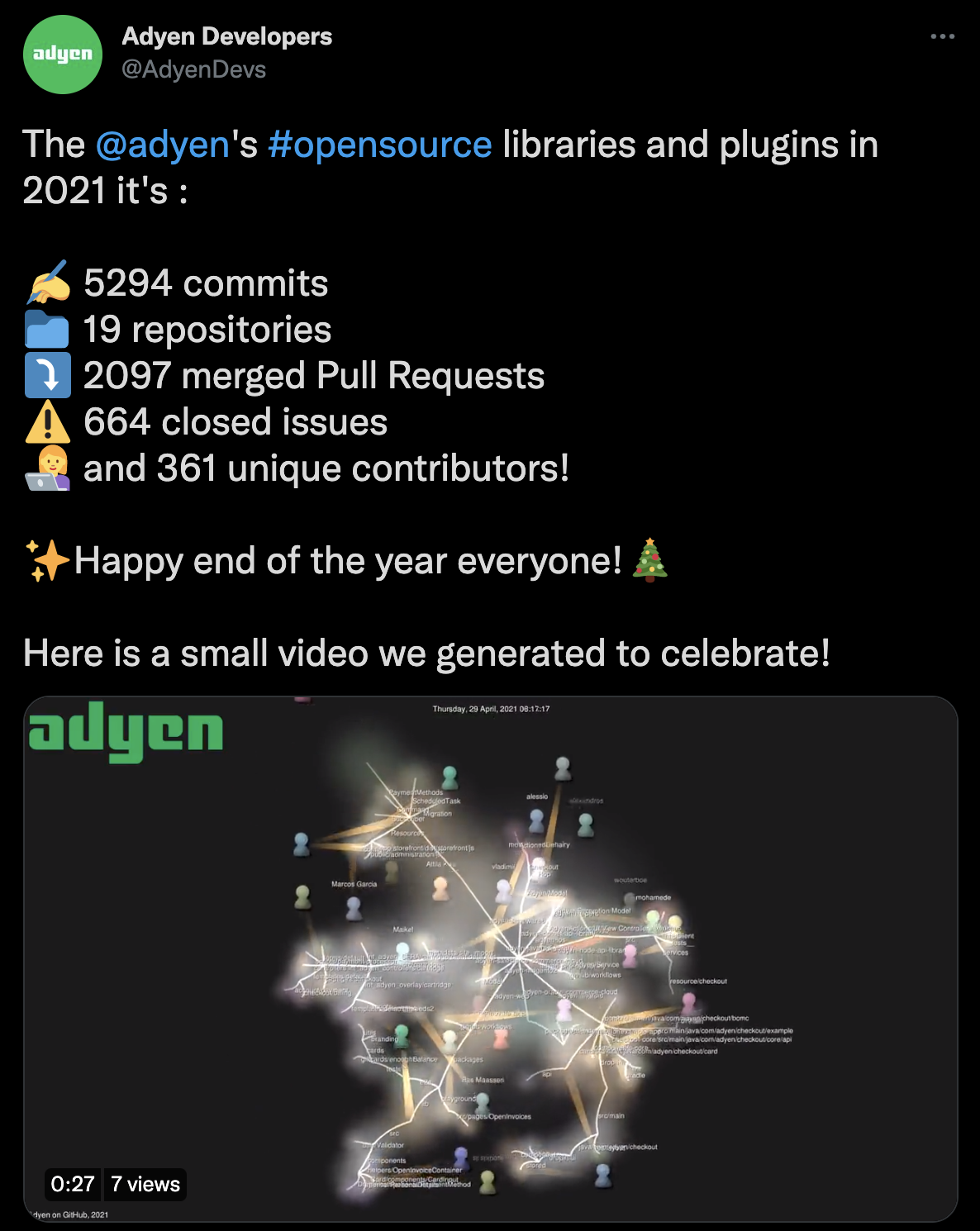 A screenshot of the Tweet